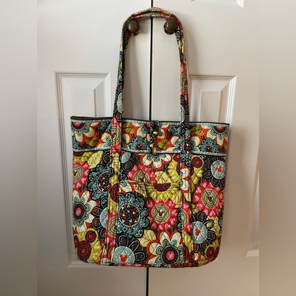 Vera Bradley x Disney Parks Mickey’s Perfect Petals Large Tote Bag
